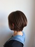 【お肌に安全な】　カット+ノンジアミンカラー+クレイスパ（10分）￥12500