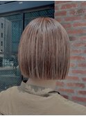 20代30代40代プツっとストレート大人ボブリップラインハイライト