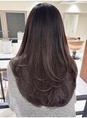 ハイライトバレイヤージュダブルカラーショートカット