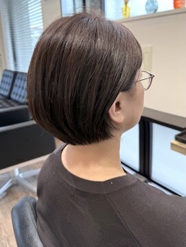 コラソン(corazon) 丸みbob艶感ブラウンカラー