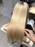 【ブリーチ毛OK】ハイダメージ用髪質改善ストレート＋艶トリートメント
