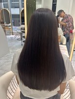 ロンドルピナス 小倉(Lond Lupinus) ミディアムヘア暗めカラー/デザインカラー/フェイスフレーミング