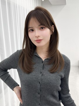 アマトウキョウスマートサロン(AMA TOKYO×Smart Salon) くびれレイヤー/顔まわりカット/レイヤーカット/小顔ヘア