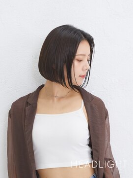 ソーエン バイ ヘッドライト 佐世保大塔店(soen by HEADLIGHT) ウルフボブレイヤーココアベージュ小顔チャコールグレーネイビー