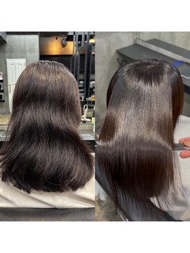 美髪矯正before after