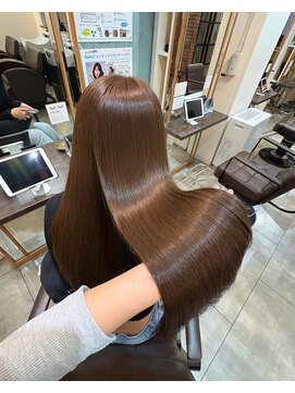ヘアーサロン ウィング(HAIR SALON Wing) 赤坂＊ブリーチなしカラーショコラグレージュ透明感