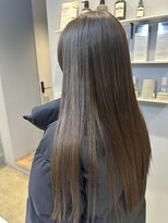 ベルベットヘア 千早店(Velvet hair)&nbsp;プレミアム髪質改善カラー×オリーブグレージュ