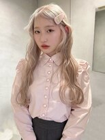 ペレ 梅田(PELE)&nbsp;イメチェン/ピンクベージュ/アンブレラカラー/前髪/梅田