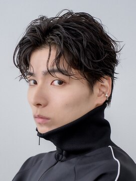 レタッチバイフィフス(RETOUCH by fifth) 原宿ルーズパーマメンズパーマツイストスパイラルセンターパート