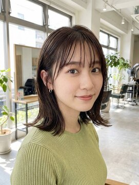 スノードロップ 高円寺店(Snowdrop) イメチェン/ピンクベージュ/アンブレラカラー/前髪/高円寺