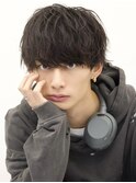 ソフトツイストスパイラルパーマ刈り上げマッシュパーマ