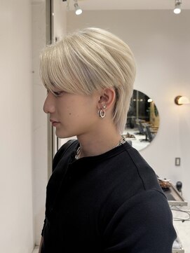 スタン 渋谷(Stam) ホワイト/ブロンド/ウルフ/メンズ