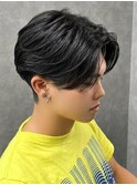 センターパート/ニュアンスパーマ/フェザーパーマ/men's