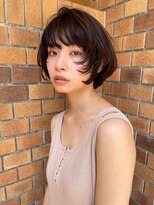 レリーキルト 岡本(RelyQuilt)&nbsp;骨格補正ショート×丸みシルエット女性らしさ[岡本/摂津本山]