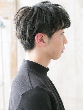 モッズヘア メン 新所沢店(mod's hair men) 30代40代刈り上げない暗髪ナチュラルフェザーマッシュe新所沢