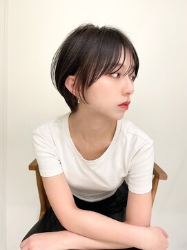 ゴカン バイ ジル ブラン 名古屋(Gokan by JIL BLAN) ハイライトバレイヤージュダブルカラーショートカット30代40代