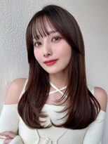 シルクレイ 新宿店(Silk-lei)&nbsp;☆韓国レイヤーカット くびれミディアムレイヤー 新宿
