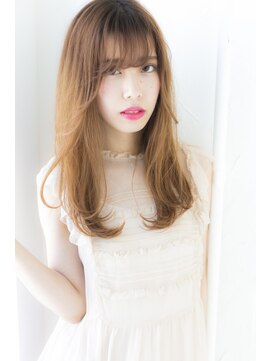 アジールヘア 池袋東口店(agir hair) 顔周りレイヤーでアンニュイな質感アップ【池袋】池袋　池袋東口