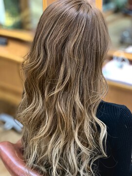 シャンティ 琴似店(Shanti) ハイライト×バレイヤージュカラー