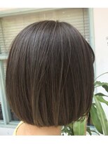 サロン ド ソーホー 蕨(Salon de SOHO) 【シンプルBob×アッシュベージュ】NOブリーチグラデーション！