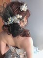 ヘアーメイクサロン リュクス(Hair make salon LUXE) ウェディングサイド寄せ編み下ろし