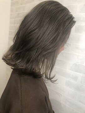 アヴァンス セブンパーク天美 松原店(AVANCE.) 【AVANCE】ボブヘアミディアム☆レイヤー☆大人フォギーベージュ