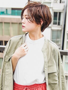 ヘアー メゾン ブレッシング(hair maison blessing) 20代30代40代大人可愛い小顔ハンサムショートくせ毛風パーマ