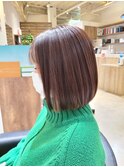 髪質改善ハリウッドTRうるツヤ髪ボブナチュラルブラウン