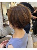 〈キシタクヘアー〉癖毛風ショート