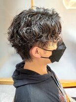 トローノ 栄(TRONO)&nbsp;【TRONO　岩田】ツーブロックマッシュパーマセンターパート