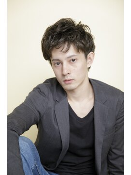 ルルディ バイ アフロディーテ銀座(luludi by APHRODITE) ハイライト/マッシュパーマ/ウルフ/アッシュブラック/銀座