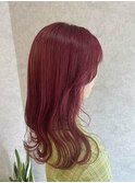 【Rio】☆韓国ヘア！チェリーレッド☆天神/今泉