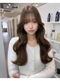 韓国ヘア*くすみベージュカラー*shion【Zina渋谷神南】