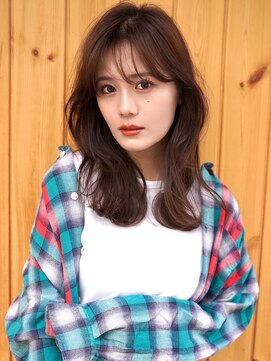 ブゾン(buZon) 【buZon高田馬場】くびれセミディゆるふわカールオリーブグレー