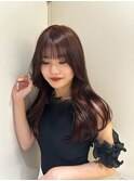韓国レイヤー/透明感カラー/暗髪/モテ髪/ナチュラル/フェミニン