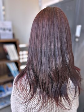 ザ カラー ラボ(THE COLOR LABO) レイヤー　ラベンダーピンク　艶髪ブリーチなしダブルカラー