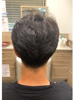 銀座マツナガ 神田店&nbsp;メンズ必見！流行◎韓国風ワンカールニュアンスパーマ