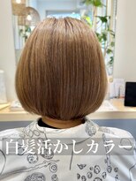 コノアラボ 守谷店(Conoah labo)&nbsp;白髪染め剥がし/白髪染め/白髪ぼかしハイライト/デザインカラー