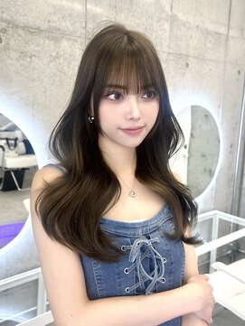 アリュウル 表参道(ALLURE) 小顔カット×韓国くびれヘア◯オリーブベージュ!KAKO