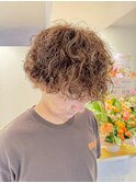 『無造作プードルパーマ/外国人風カラー/ハイライト』