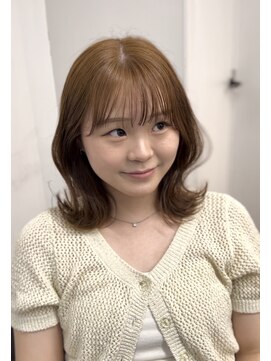 ジエクト カナウ(The Ect canow) 顔周り レイヤーカット 似合わせ くびれ くびれミディ