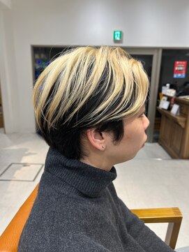 ネイロ 北千住(NeiRo) ツイストパーマツーブロックセンターパートスパイラルパーマ