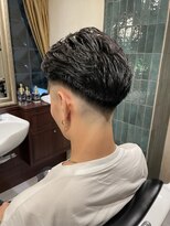 グレイスフルバーバーロンドン 大宮店(Graceful Barber London)&nbsp;【20代 男性】スキンフェードオールバック（大宮/バーバー）