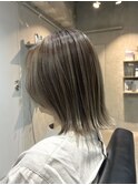 レイヤーロング/バレイヤージュ/シルキーベージュ/船橋