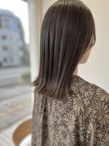 ジプソ(Gypso Hair salon)&nbsp;【 切りっぱなしロブ ×グレージュ 】