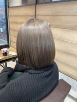 ユアーズヘア 新宿三丁目店(youres hair) アッシュグレー×ボブ