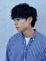 クロト(Clotho) 波巻き/スパイラルパーマツイストスパイラルメンズカットウルフ