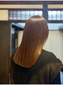 縮毛矯正 髪質改善ストレート マロンベージュ＠10代20代30代