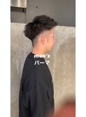 メンズショート/ツイストパーマ