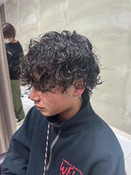 グランデュール 静岡駅前店(GRANDEUR) 波巻きパーマ　# スパイラルパーマ#メンズパーマ